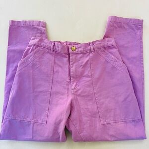 Big Bud Press Lavender Purple High Rise Pencil Denim Pants Large